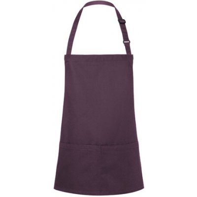 Karlowsky Krátká gastro zástěra KY123 Aubergine 75x60cm – Hledejceny.cz