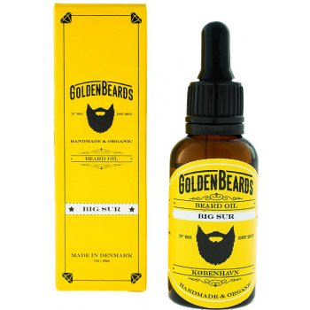 Golden Beards Big Sur olej na vousy (Handmade & Organic) 30 ml