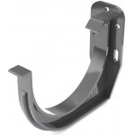 Bryza Hák žlabu římsový / čelní Ø 100 mm plast RAL 7021 antracit – Zboží Mobilmania