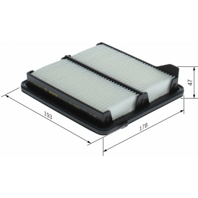 Vzduchový filtr BOSCH F 026 400 811 – Hledejceny.cz