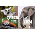 Zvířata stolní týdenní 225 x 150 mm 2024 – Zboží Dáma