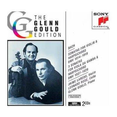 2 Johann Sebastian Bach - Sonatas For Violin & Harpsichord BWV 1014–1019; Sonatas For Viola Da Gamba & Harpsichord BWV 1027–1029 CD – Hledejceny.cz
