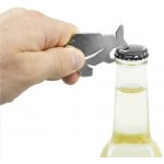 Přívěsek na klíče Delphin s otvírákem na láhve Carpener stříbrná – Zboží Dáma