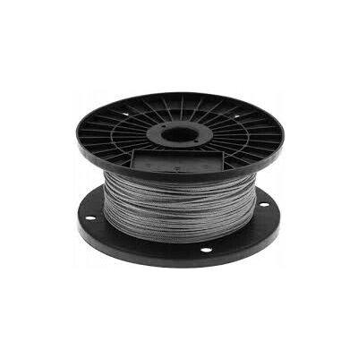 Nerezové ocelové lanko v PVC 4/5mm 7x7 200m – Hledejceny.cz