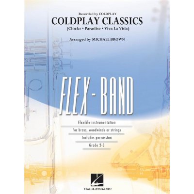FLEX-BAND Coldplay Classics grade 2-3 partitura + party – Zbozi.Blesk.cz