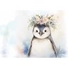 Tapety Postershop Fototapety vliesové: For Kids Watercolor Penguin - 254x184 cm