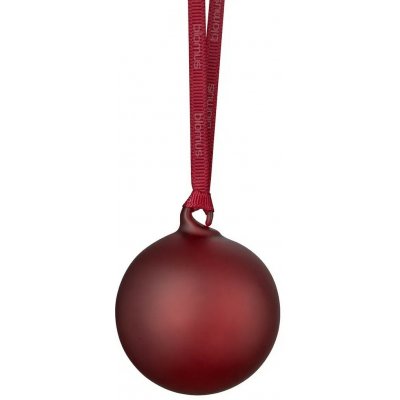 Sada 4 vánočních ozdob průměr 7 cm Blomus JUHLA červená – Hledejceny.cz