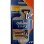 Gillette Blue3 + 7 ks hlavic – Zboží Dáma