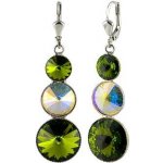 Klimm Rivoli se Swarovski Elements s třemi kameny Olivine 13034 – Hledejceny.cz