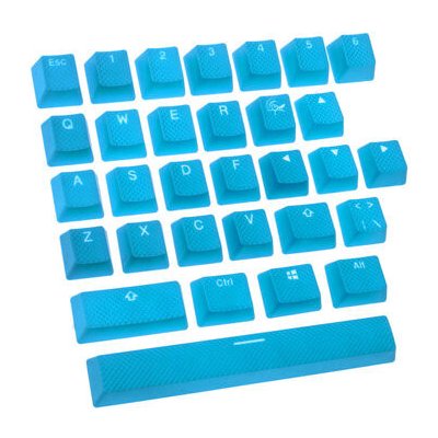 Ducky Rubber Keycap Set, 31 kláves, Double-Shot Backlight - modrá DKSA31-USRDBNNO1 – Hledejceny.cz