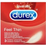 Durex Feel Thin 3 ks – Zboží Mobilmania