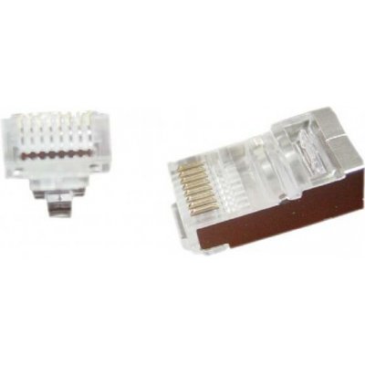 GEMBIRD Universal pass-through modular FTP plug 8P8C, 10 pcs LC-PTF-01/10 – Sleviste.cz