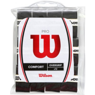 Wilson Pro overgrip 12ks černá – Zboží Mobilmania