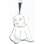 Zlatnictví Zlatíčko Zlatý přívěsek pes PA0446 – Zboží Dáma