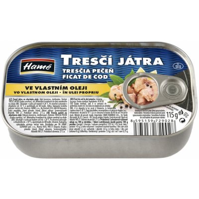 Hamé tresčí játra, 115g