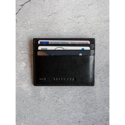 TallGuys pánská kožená peněženka Deep black – Zboží Živě