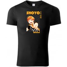 Haikyu tričko Shoyo Hinata černá