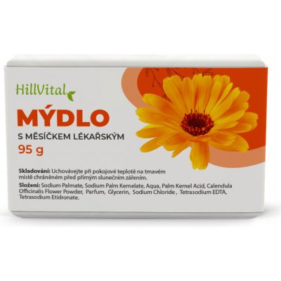 HillVital mýdlo s měsíčkem na hojení ran a záněty 95 g – Hledejceny.cz