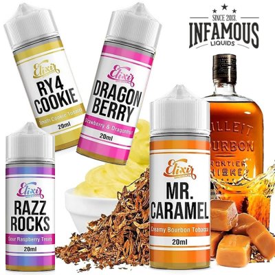 Infamous Dragonberry Shake & Vape Infamous Elixir 20 ml – Zboží Mobilmania