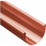 Gutta Aqua Plastový okapový žlab 125 x 3000 mm hnědý – HobbyKompas.cz