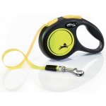 Flexi vodítko New Neon pásek – Zboží Mobilmania
