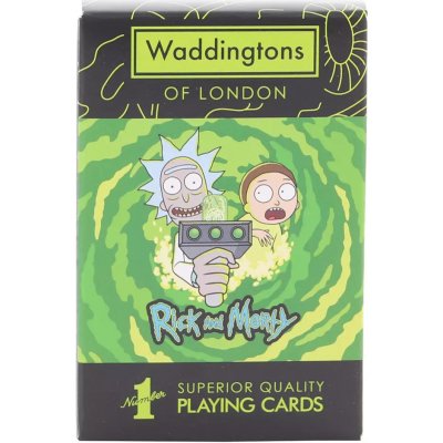 Hrací karty Waddingtons 36965 Rick and Morty
