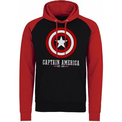 Captain America mikina Logo Baseball