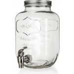 M.A.T. Láhev skleněná s kohoutkem 4000 ml kovové víčko – Zboží Dáma