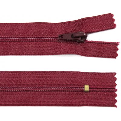 Spirálový zip no.3 nerozepínací 25cm - více barev color: 577 růžová vínová – Hledejceny.cz