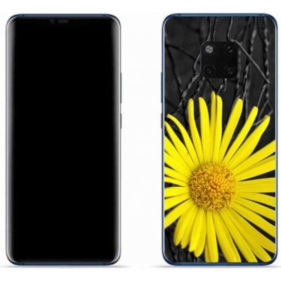 Pouzdro mmCase Gelové Huawei Mate 20 Pro - žlutá květina – Zboží Mobilmania