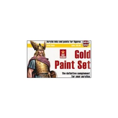 ACS-08 Sada barev 17ml Gold Paint Set