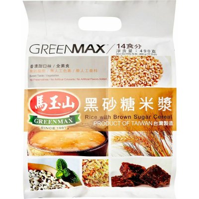 Greenmax instantní rýžový nápoj s hnědým cukrem 14 x 35 g – Sleviste.cz