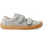 Froddo Tenisky Leather Velcro light grey – Zboží Mobilmania