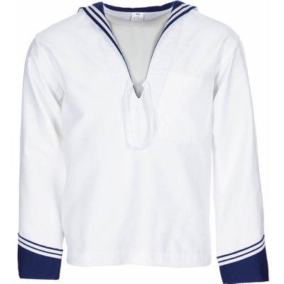 Košile Armáda Italská námořnická bílá s modrým límcem