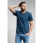 CityZen bavlněné tričko pánské AGEN kulatý výstřih modré – Zboží Dáma