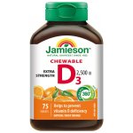 Jamieson D3 2500IU pomeranč cucací 75 tablet – Hledejceny.cz