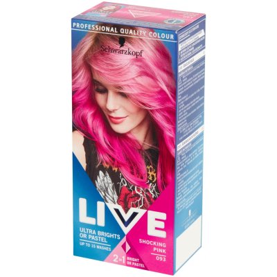 Schwarzkopf Live Ultra Brights or Pastel barva na vlasy 093 Shocking Pink – Zboží Dáma