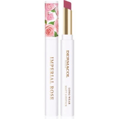 Dermacol Imperial Rose Matt Lipstick dlouhotrvající matná rtěnka 02 1,6 g – Zbozi.Blesk.cz