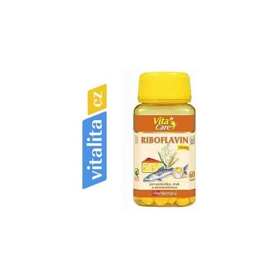 Riboflavin Vitamín B2 zdroj energie 60 tablet