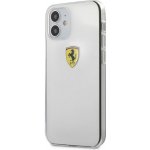 Pouzdro Ferrari On Track Logo Print iPhone 12 mini čiré – Sleviste.cz