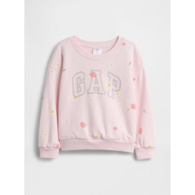GAP Baby mikina s logem Růžová – Zboží Dáma