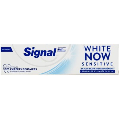 Signal Zubní pasta White Now Sensitive 75 ml – Zboží Mobilmania
