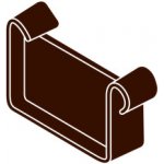 Marley Čelo žlabu RG 70 mm hranaté hnědé – HobbyKompas.cz