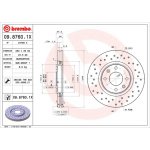 Brzdový kotouč BREMBO 09.8760.1X | Zboží Auto