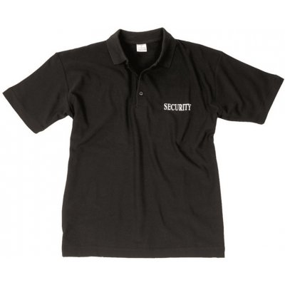 Tričko Mil-tec s 2 nápisy 'security' černé