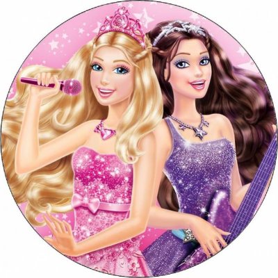 Jedlý papír Barbie popová hvězda 19,5 cm - Pictu Hap – Hledejceny.cz