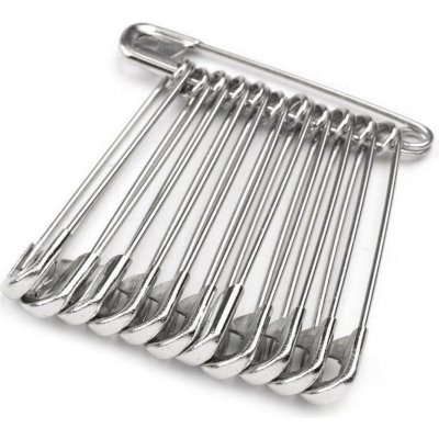 Spínací špendlíky délka 40 mm Balení: 1 svaz., Varianta: nikl – Zboží Dáma