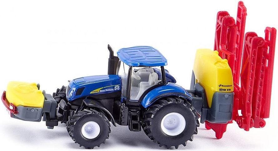 Siku 1799 Traktor NEW HOLLAND s neseným postřikovačem 1:87