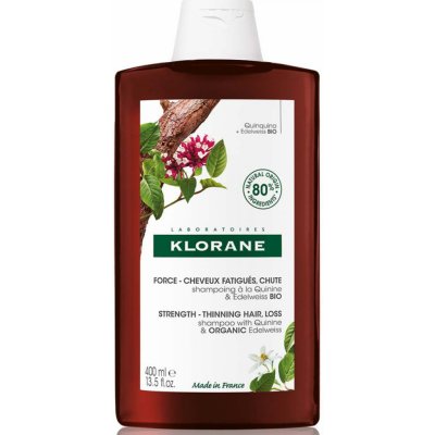 Klorane Shampoo chinin a BIO protěží alpská 400 ml – Zbozi.Blesk.cz