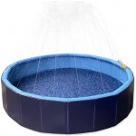 Dog Fantasy skládací bazén s vodními tryskami 120 cm – Zboží Mobilmania